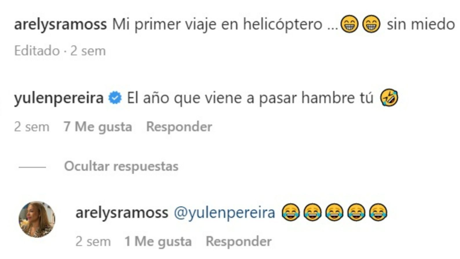 Yulen Pereira se imagina a su madre, Arelys Ramos, en la próxima edición de 'Supervivientes'