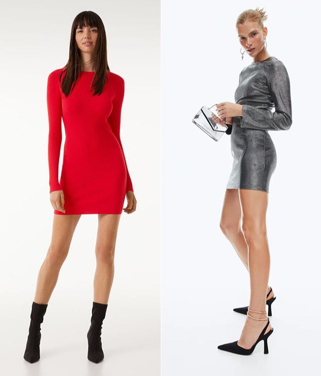 04  Vestidos de Bershka y H & M
