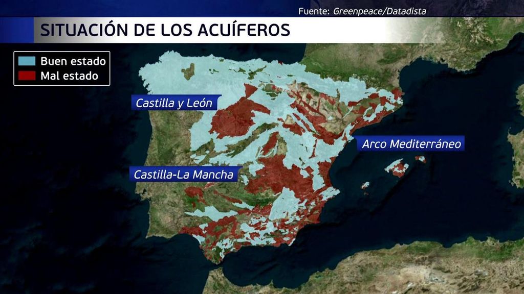 Las aguas subterráneas de España, demasiado contaminadas para el consumo humano