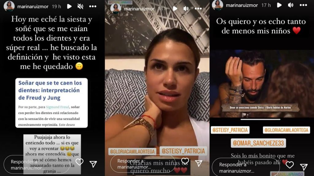 Marina Ruiz confiesa que tiene muchas ganas de tener intimidad con Omar Sánchez