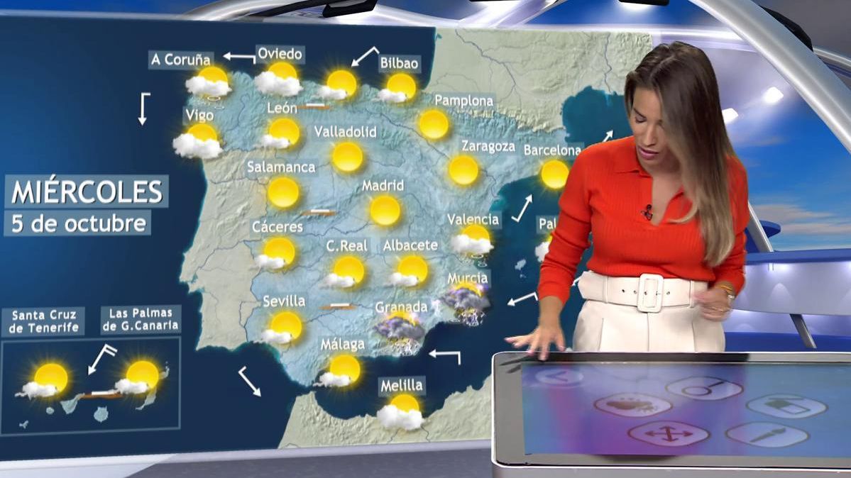 El miércoles las temperaturas tocarán techo en España y volverán las tormentas