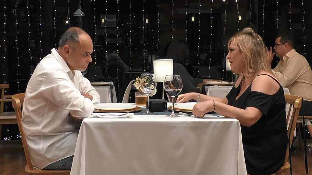 Ana y Mario durante su cita en 'First Dates'