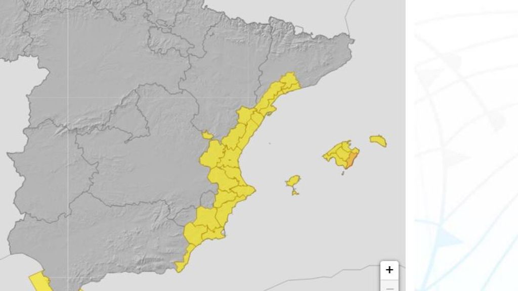 Avisos por lluvias y tormentas para el jueves 6