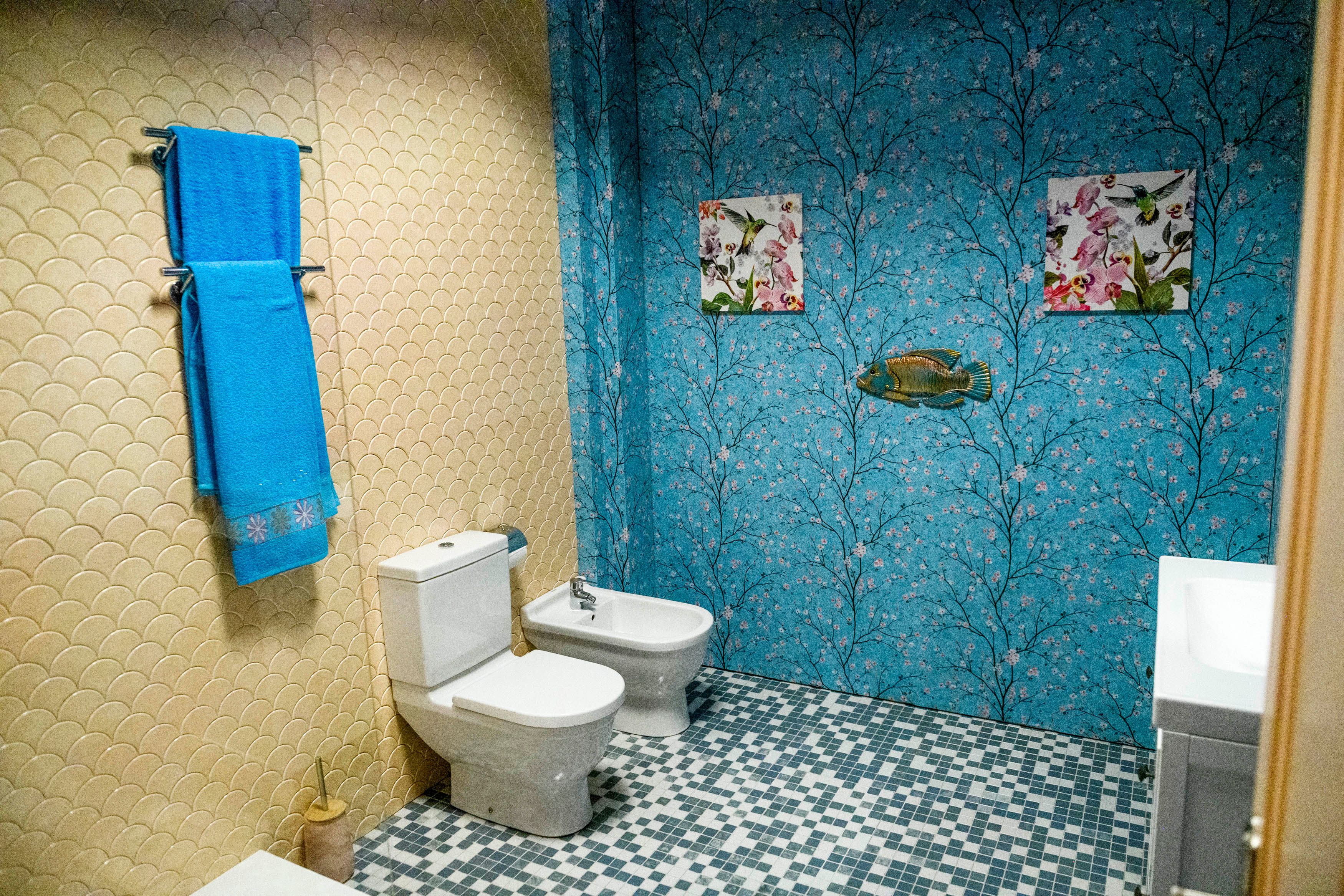 El baño multicolor de las Morcillo