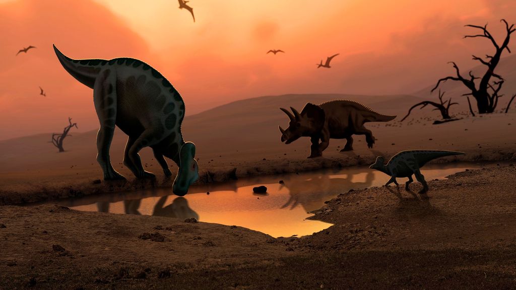 Las huellas encontradas en Alaska pertenecen a tres especies de dinosaurios distintas