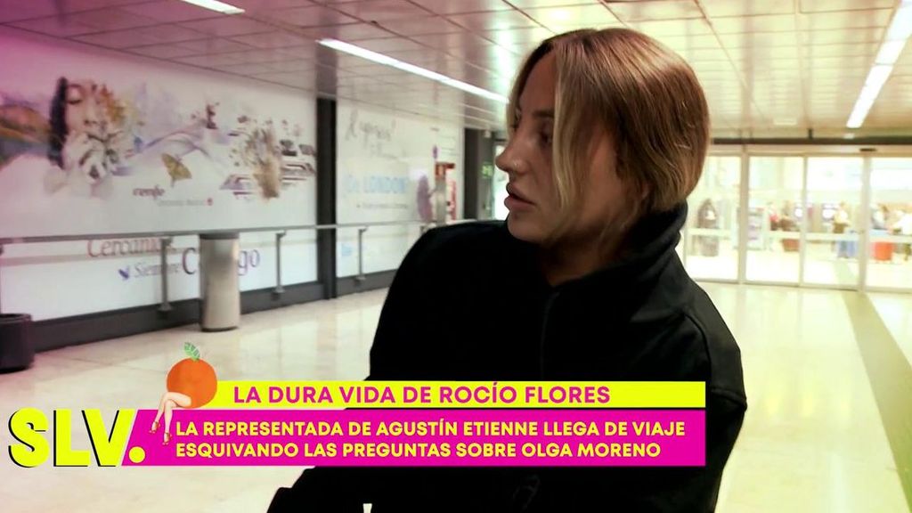 Rocío Flores se niega a hablar de la relación de Olga Moreno y Agustín Etienne