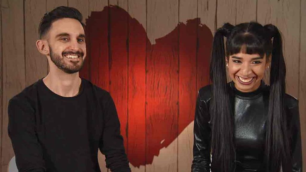 Samantha y Christian durante su paso por 'First Dates'