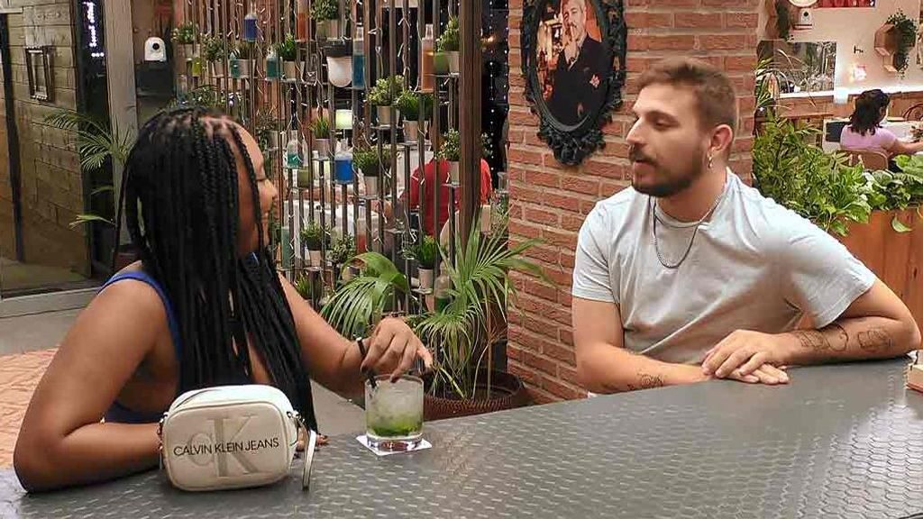 Cherel e Iván durante su cita en 'First Dates'