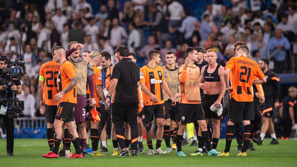 El Shakhtar Donetsk se lleva la ovación del Bernabéu: los madridistas mostraron su apoyo a los ucranianos