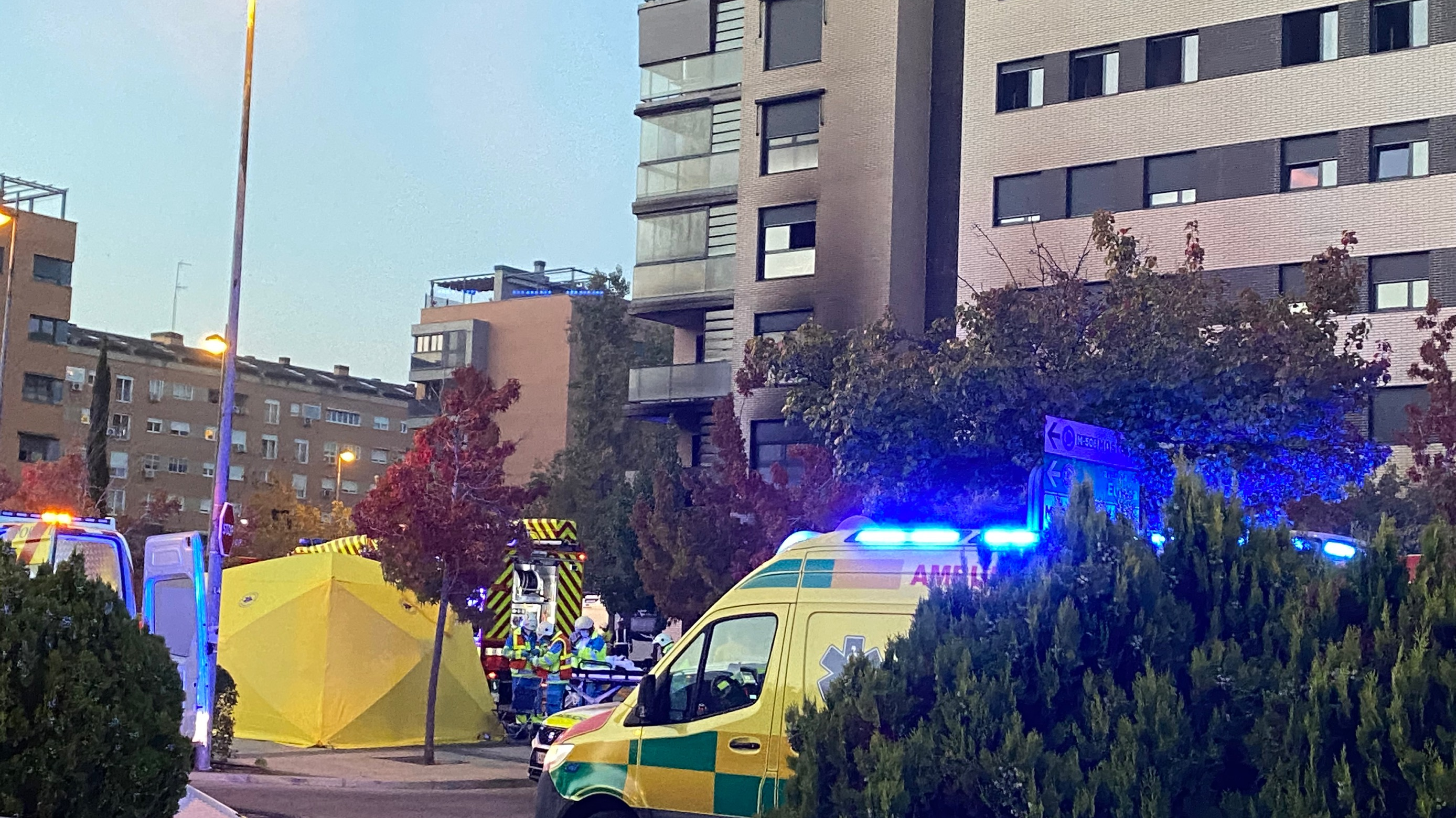 Explosión en Alcorcón