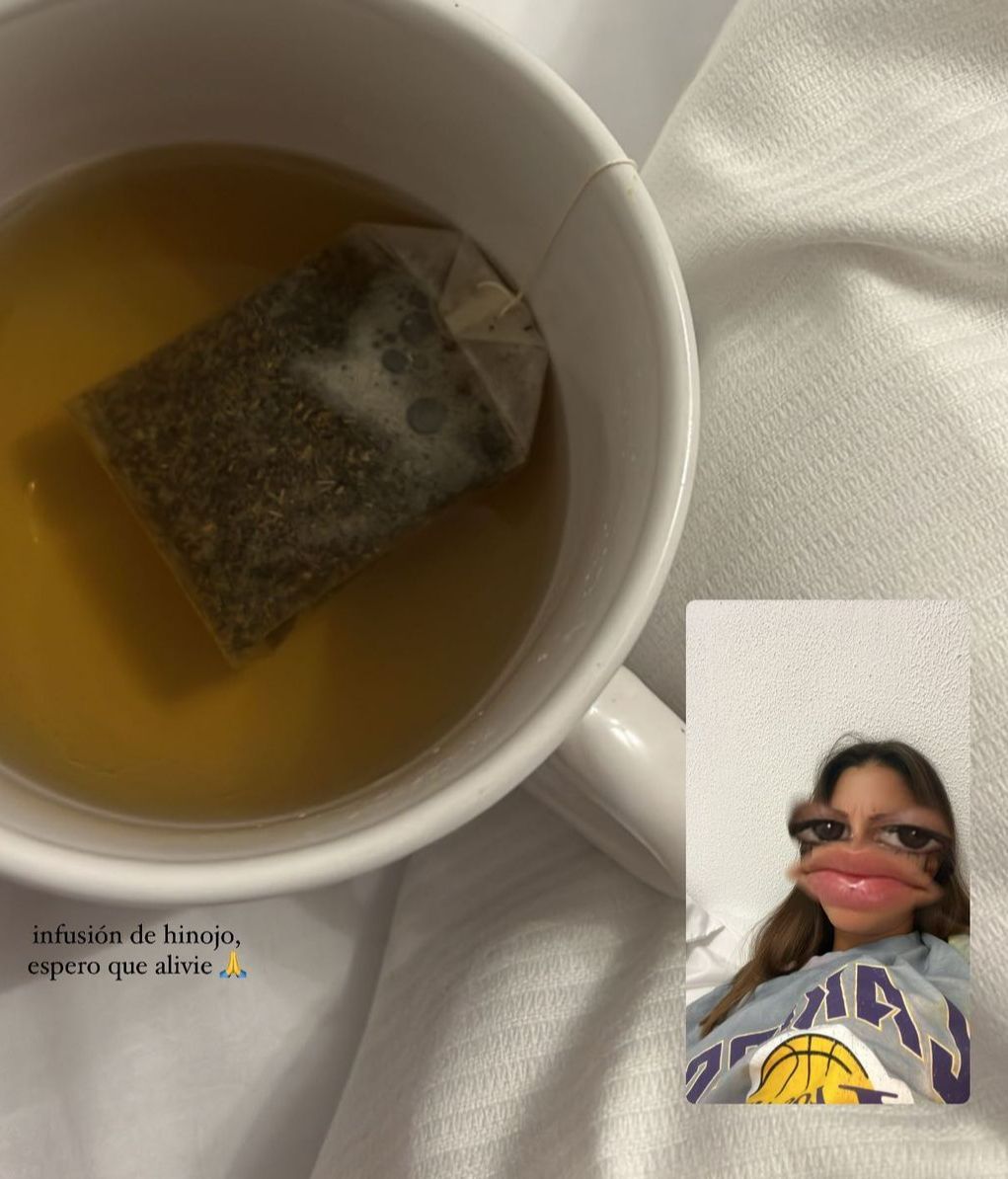 Tania Medina pasa la noche en urgencias