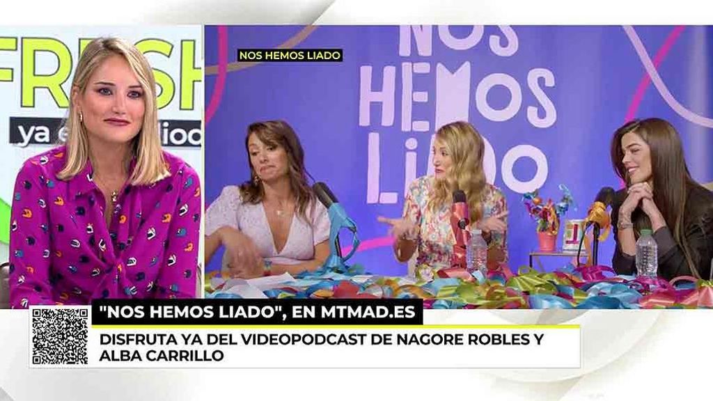 Alba Carrillo, a Joaquín Prat sobre su videopodcast ‘Nos hemos liado’ junto a Nagore Robles: “No hay tabúes, hablamos de todo”