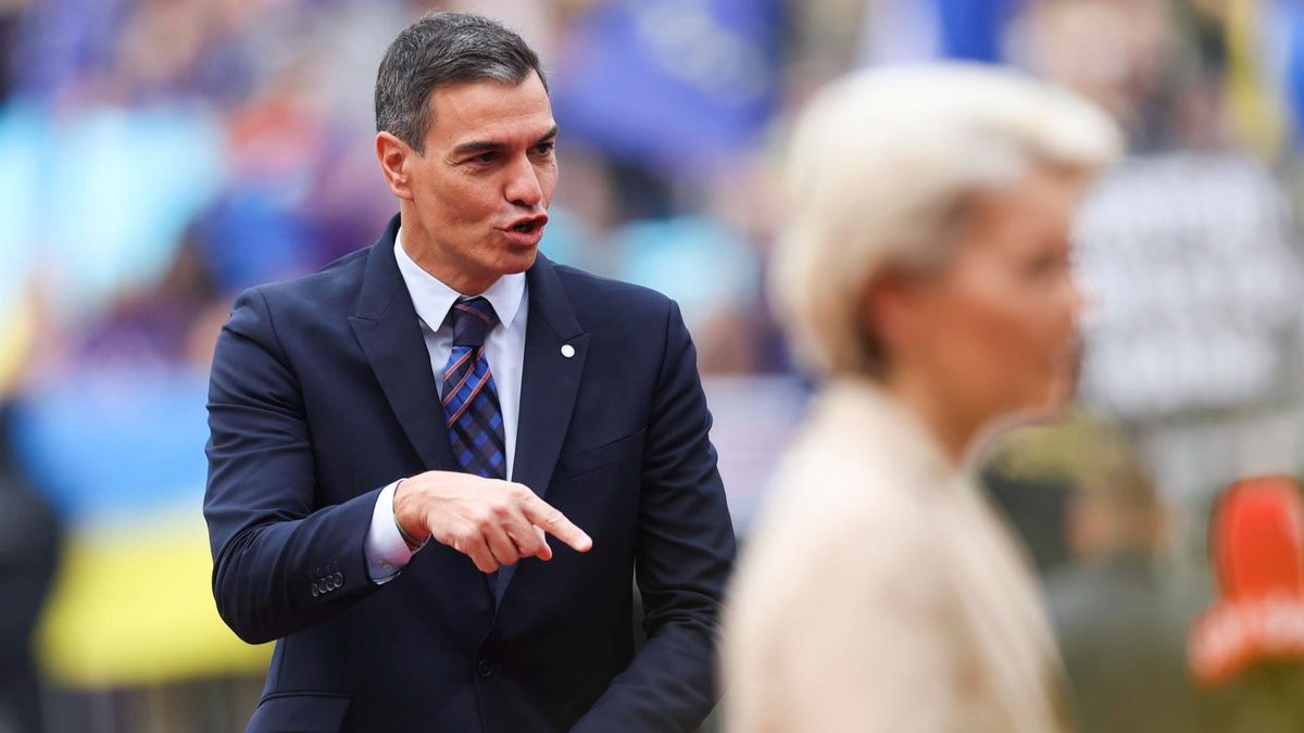 El presidente del Gobierno, Pedro Sánchez, en la cumbre europea informal  de Praga