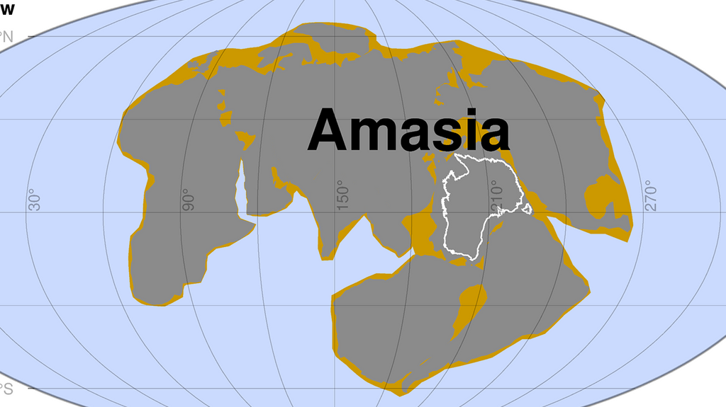 El supercontinente Amasia se formará en los próximos 200 años en el Pacífico