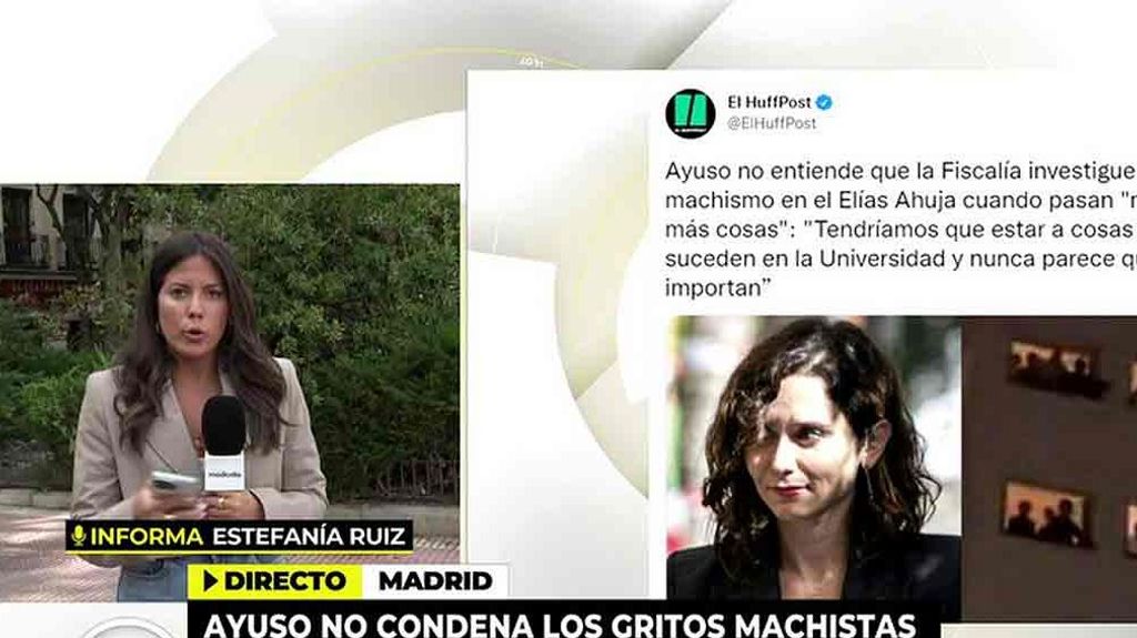 Isabel Díaz Ayuso contradice a Núñez Feijóo y no condena el cantico machista de los alumnos del colegio mayor Elías Ahuja: “Pasan muchas más cosas”