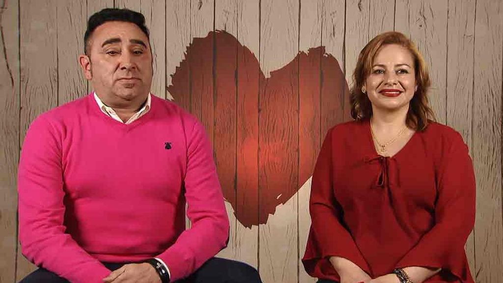 Julio y Loli durante su cita en 'First Dates'