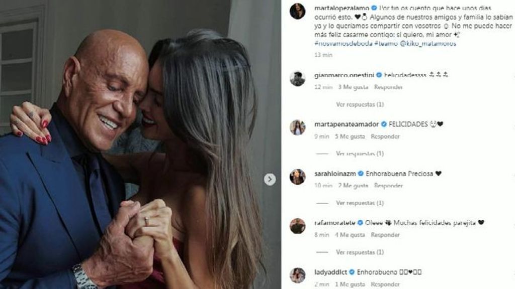 Kiko Matamoros pide matrimonio a Marta López Álamo