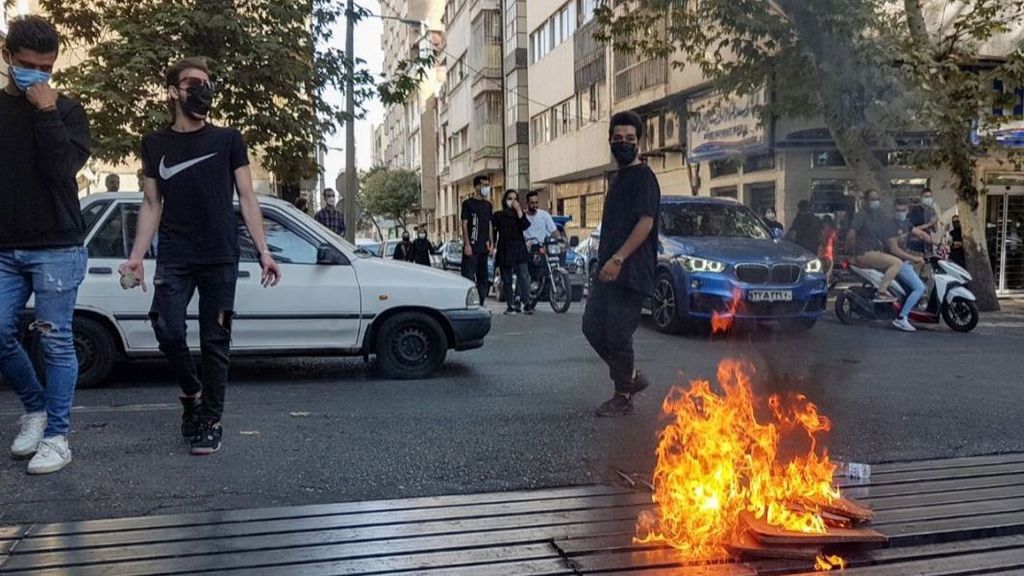 Protestas en Irán por la muerte de Mahsa Amini