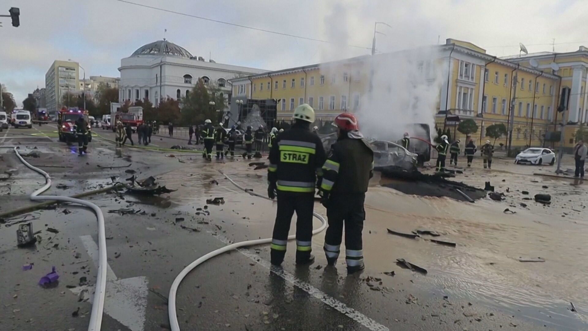 Pánico en Kiev: Rusia responde con bombardeos a la explosión del puente de Crimea (Octubre 2022)