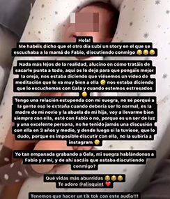 Violeta explica cuál es su relación con su suegra