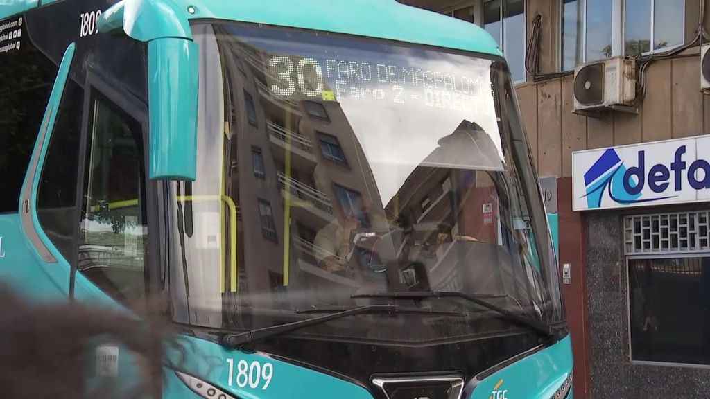 Detienen a una mujer por rociar con ácido al conductor de un autobús en Gran Canaria