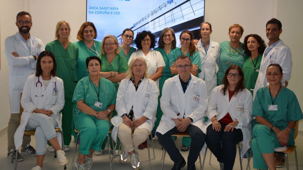 Equipo médico que atendió al niño.