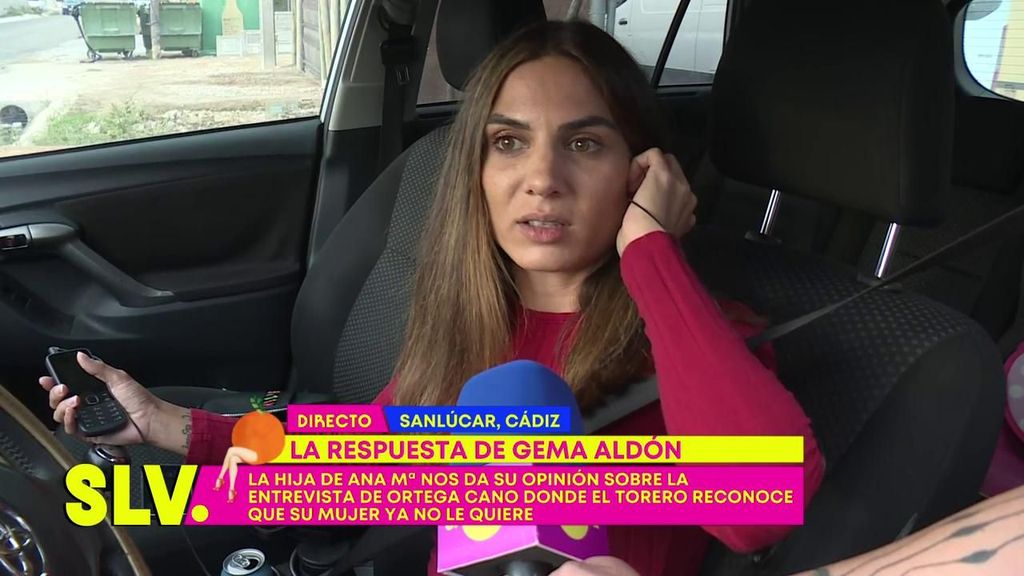 Gema Aldón, hija de Ana María, muy clara tras la entrevista de Ortega Cano