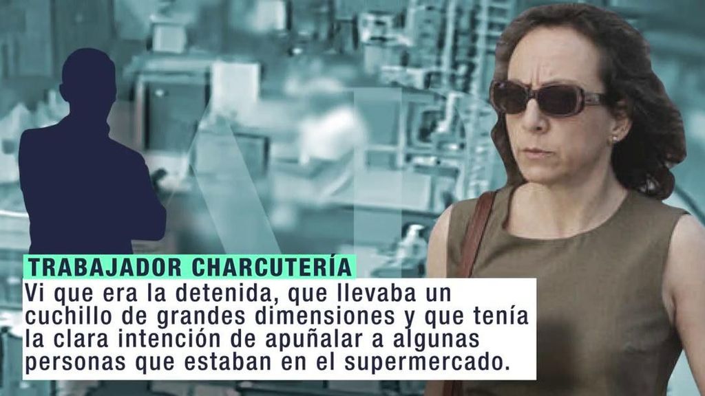 Hablan los testigos del supermercado donde Noelia de Mingo apuñaló a dos de ellos: "Llevaba un cuchillo, tenía intención de apuñalar"