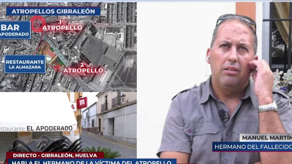Hermano víctima atropello mortal en Gibraleón: "El padre del conductor fue quien hizo que le detuvieran"