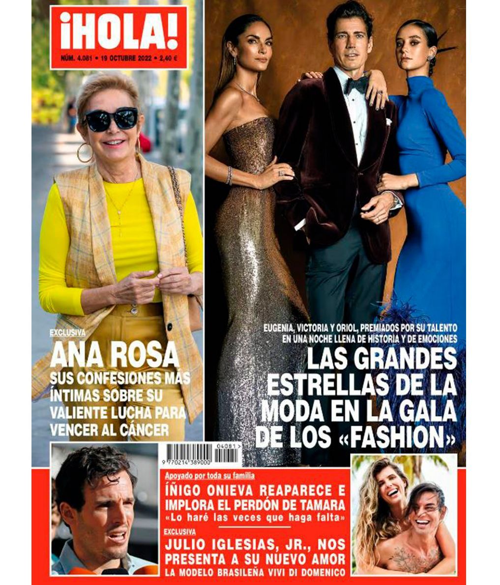 Julio José Iglesias y Vivi di Domenico hablan de su relación en la revista ¡Hola!