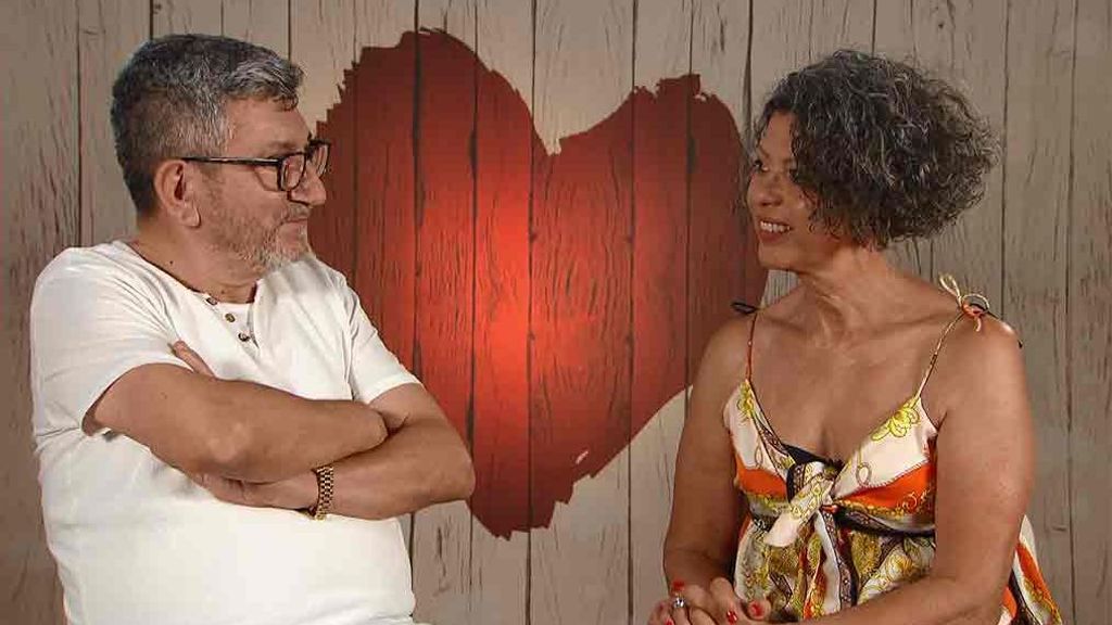 Rute y Rafa durante su paso por 'First Dates'