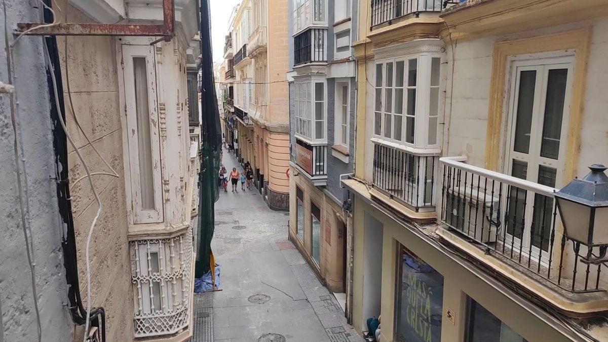 Calle del centro de Cádiz Calle del centro de Cádiz