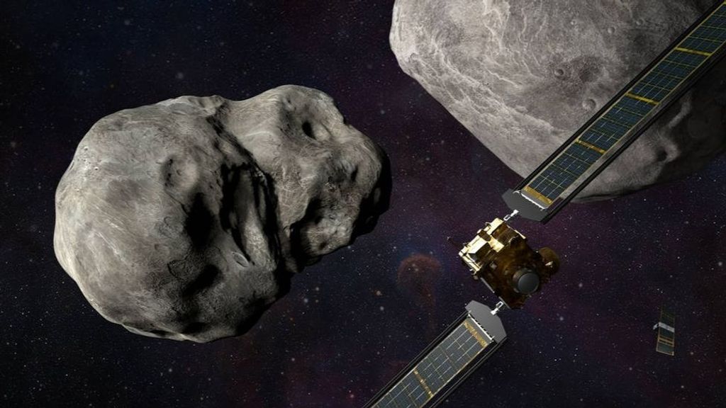 La nave DART de la NASA consiguió desviar la órbita del asteroide contra el que impactó