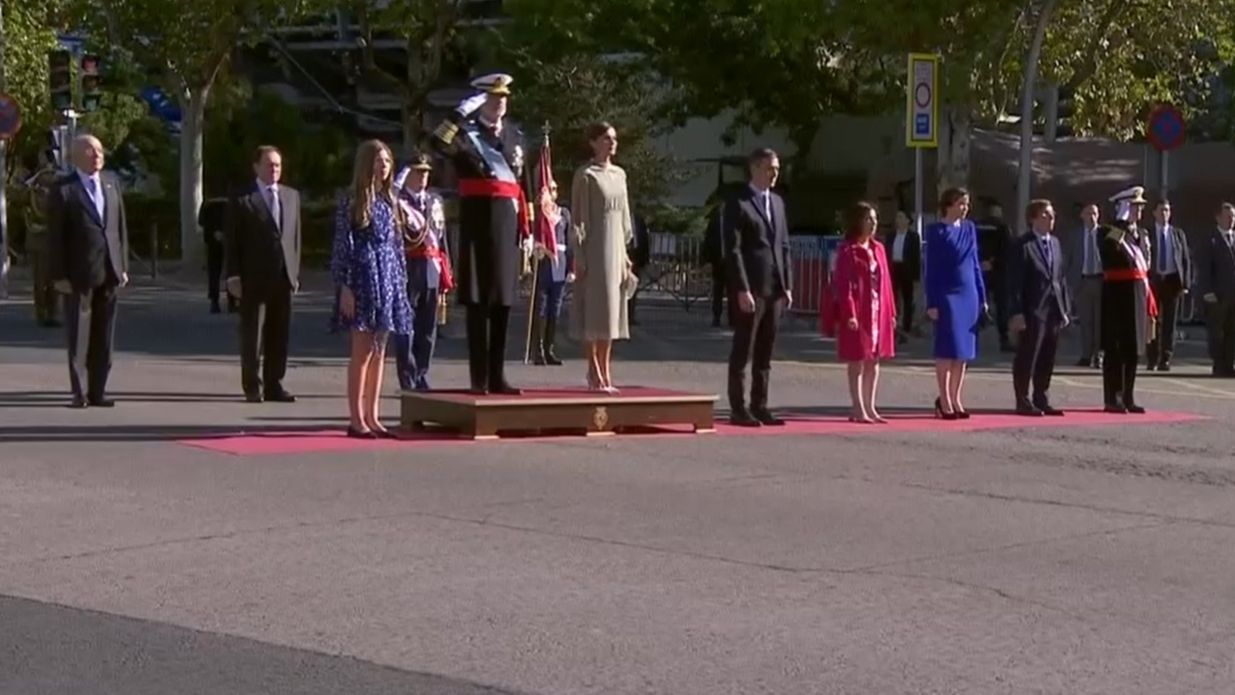 reyes en la fiesta nacional