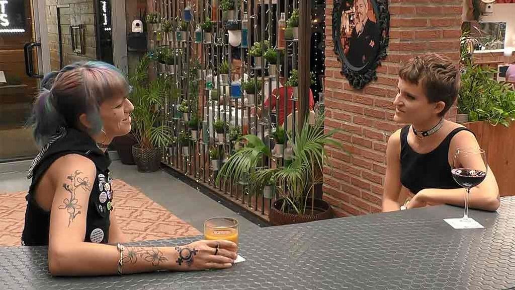 Anta y Amalia durante su cita en 'First Dates'