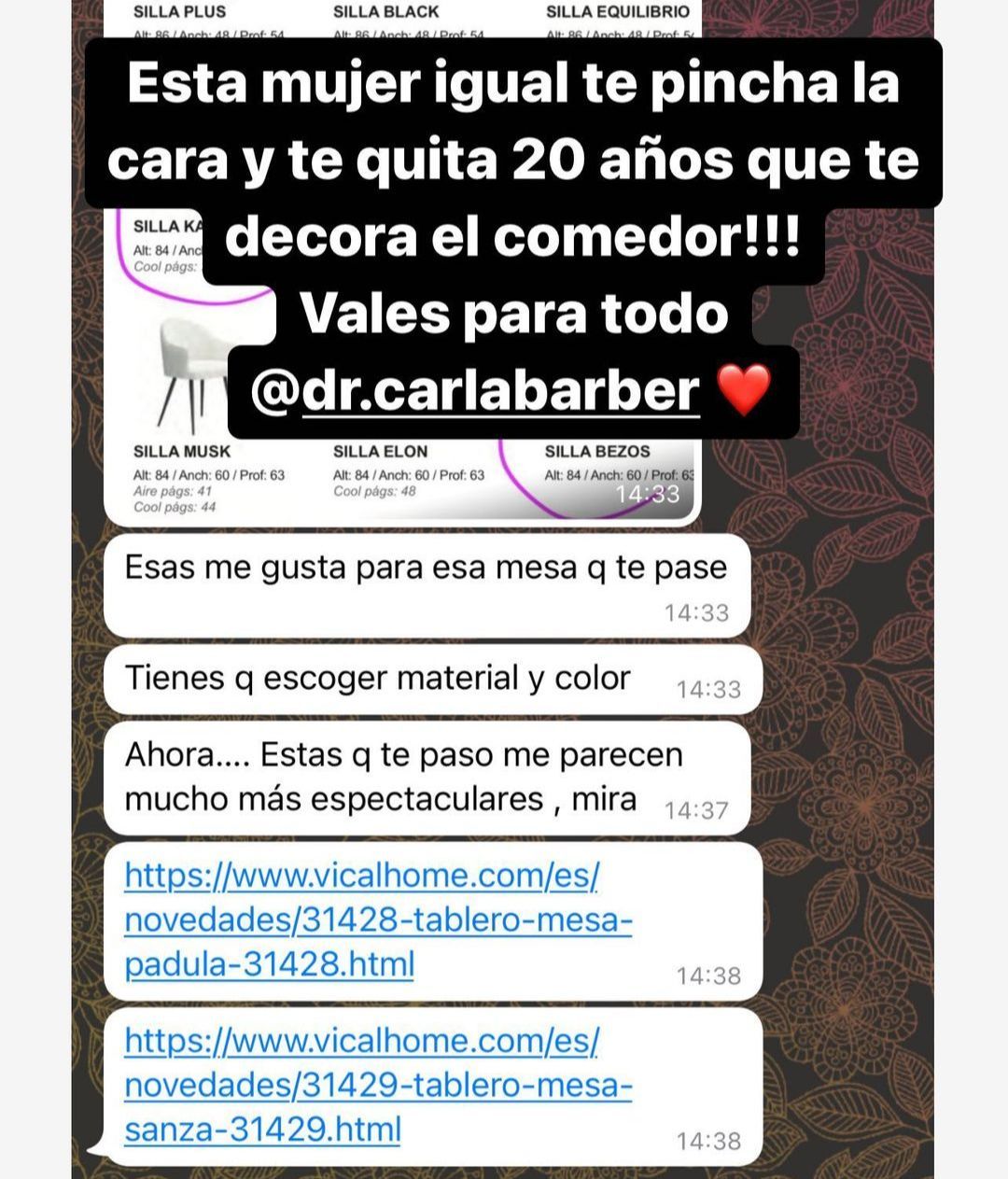 Carla Barber ayuda a Violeta con la decoración de su nueva casa