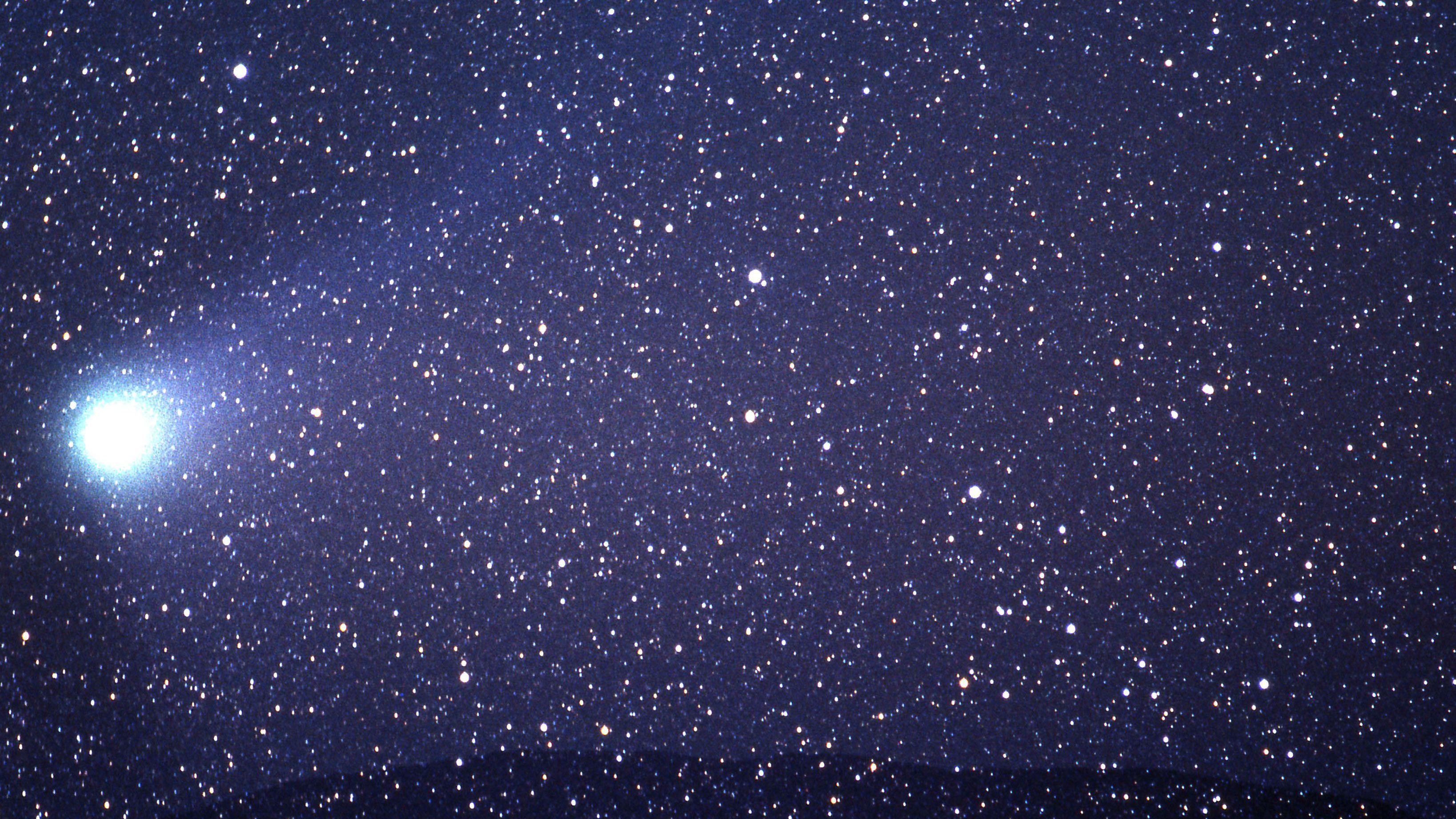 Cometa Halley fotografiado desde Australia, 1986