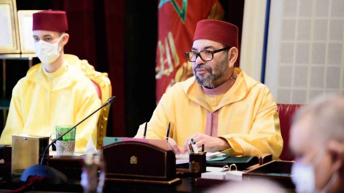 El rey de Marruecos, Mohamed VI, y el príncipe heredero, Mulay Hasán