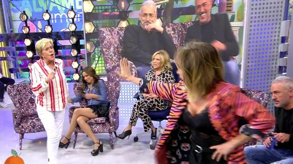 El tenso momento entre María Patiño y Chelo García Cortés: "No saques lo que hablo contigo aquí"