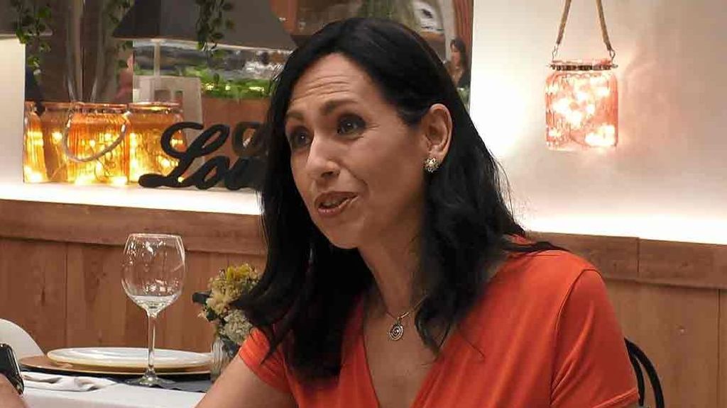 Gloria durante su cita en 'First Dates'
