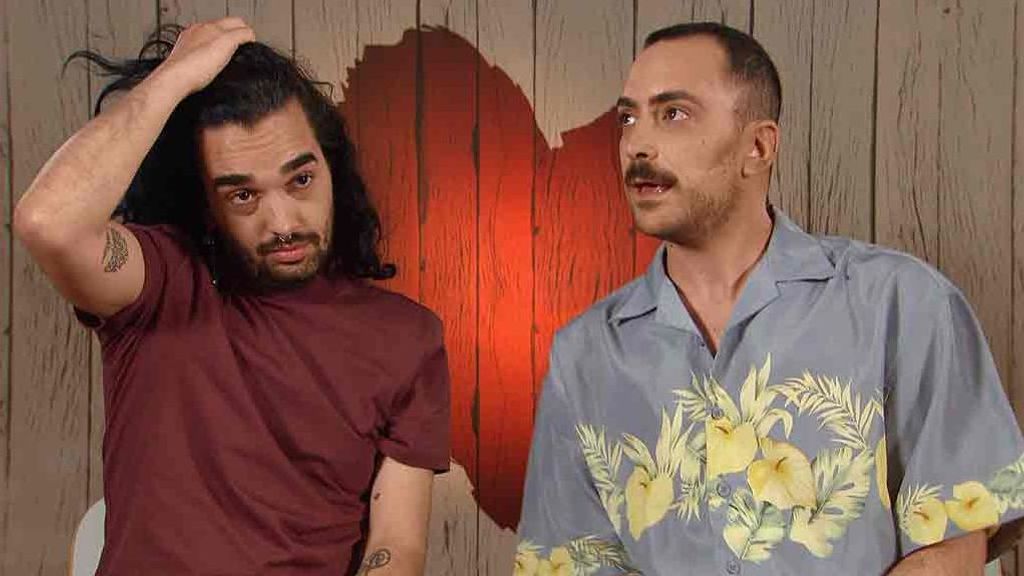 Xacobo y Brian durante su cita en 'First Dates'