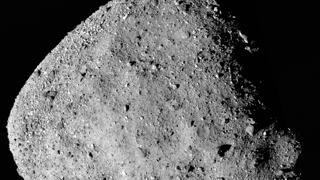 Imagen real del asteroide Bennu