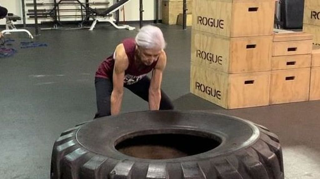 Lauren Bruzzone en uno de sus entrenamientos