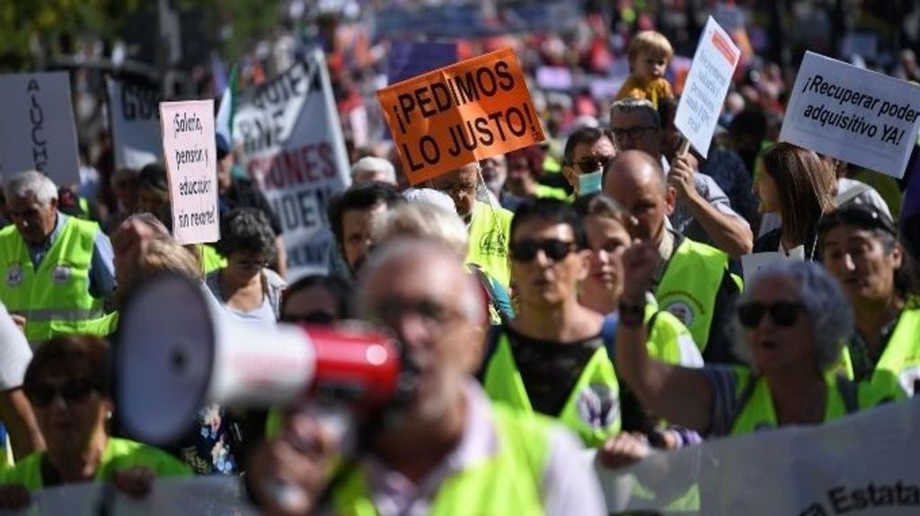 Protesta de pensionistas