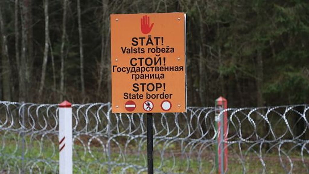 Frontera entre Letonia y Bielorrusia