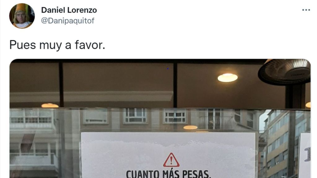 Una cafetería y su cartel viral