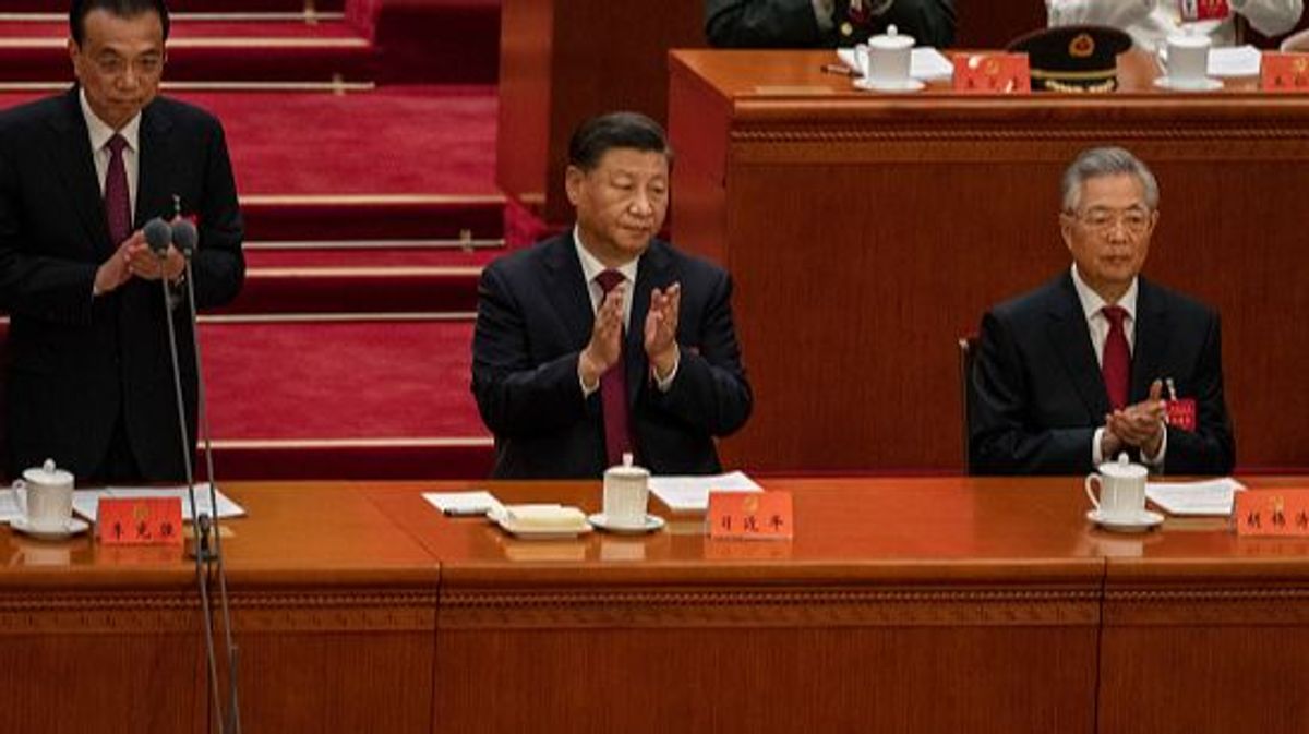 Xi Jinping en la inauguración del Congreso del partido Comunista Chino