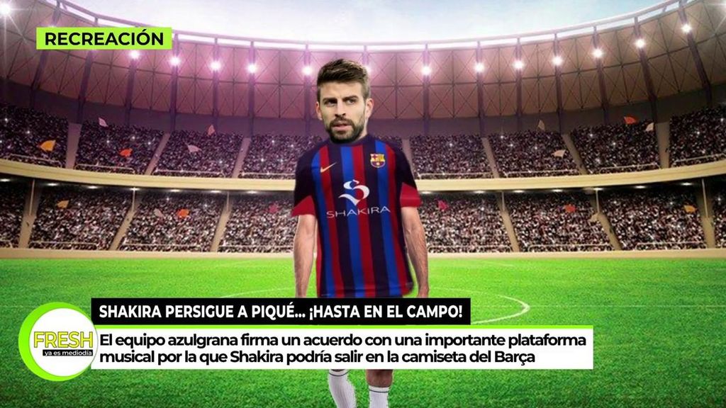 Gerard Piqué podría llevar a Shakira en su camiseta: el acuerdo al que habría llegado la cantante con el Barcelona