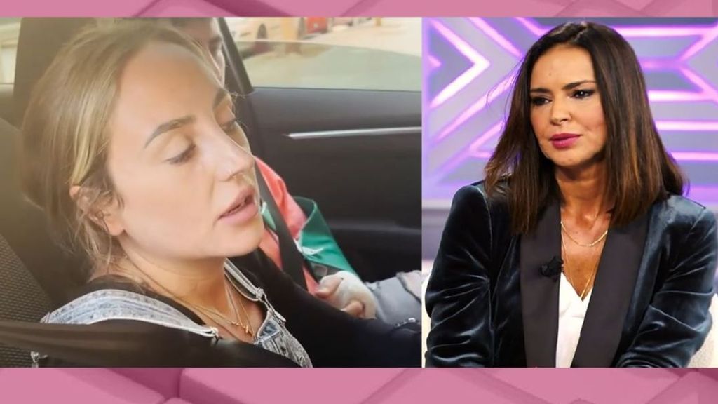 Rocío Flores, tras la entrevista de Olga Moreno: gestos en el coche e imágenes en redes sociales