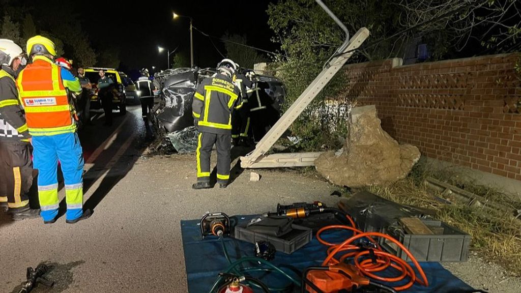 Muere un conductor al salirse de la carretera en Mejorada del Campo
